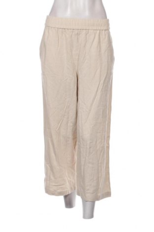 Γυναικείο παντελόνι Pieces, Μέγεθος S, Χρώμα Εκρού, Τιμή 7,52 €