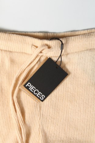 Γυναικείο παντελόνι Pieces, Μέγεθος S, Χρώμα  Μπέζ, Τιμή 5,29 €