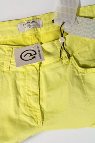 Дамски панталон Sandwich_, Размер M, Цвят Жълт, Цена 8,76 лв.
