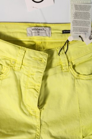 Dámské kalhoty  Sandwich_, Velikost S, Barva Žlutá, Cena  106,00 Kč