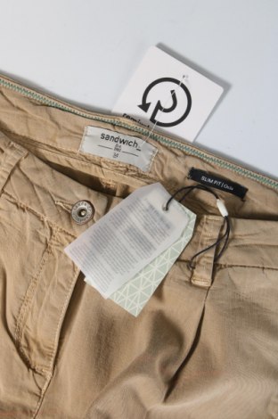 Γυναικείο παντελόνι Sandwich_, Μέγεθος XS, Χρώμα  Μπέζ, Τιμή 6,02 €