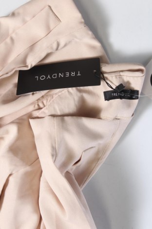 Дамски панталон Trendyol, Размер L, Цвят Бежов, Цена 7,83 лв.