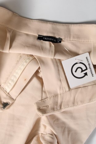 Dámské kalhoty  Trendyol, Velikost M, Barva Béžová, Cena  139,00 Kč
