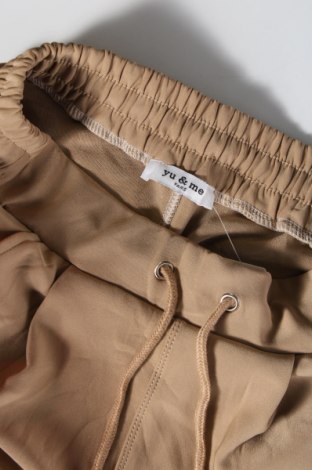 Γυναικείο παντελόνι Yu & Me, Μέγεθος S, Χρώμα  Μπέζ, Τιμή 2,69 €
