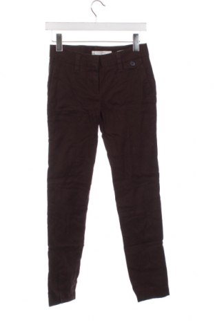 Дамски панталон Zara, Размер XS, Цвят Кафяв, Цена 6,20 лв.