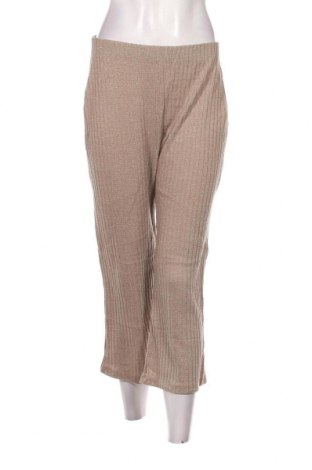 Pantaloni de femei Zara Trafaluc, Mărime L, Culoare Bej, Preț 17,76 Lei