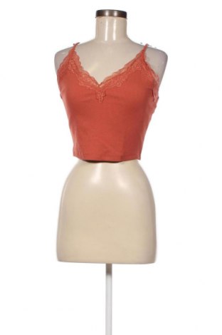Γυναικείο αμάνικο μπλουζάκι Even&Odd, Μέγεθος M, Χρώμα Πορτοκαλί, Τιμή 2,38 €