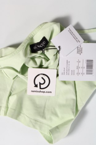 Γυναικείο αμάνικο μπλουζάκι Even&Odd, Μέγεθος XS, Χρώμα Πράσινο, Τιμή 2,16 €