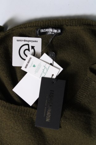 Γυναικείο αμάνικο μπλουζάκι Fashion Union, Μέγεθος L, Χρώμα Πράσινο, Τιμή 6,28 €