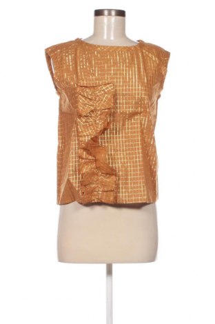 Γυναικείο αμάνικο μπλουζάκι Karl Marc John, Μέγεθος XS, Χρώμα Χρυσαφί, Τιμή 7,48 €