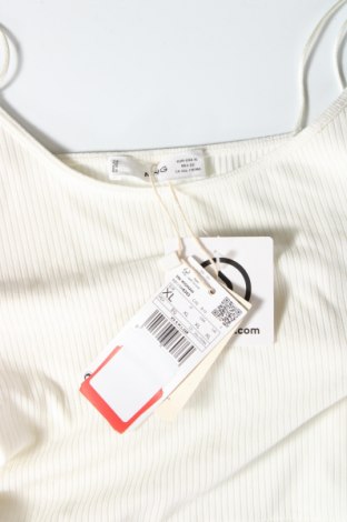 Γυναικείο αμάνικο μπλουζάκι Mango, Μέγεθος XL, Χρώμα Εκρού, Τιμή 15,98 €