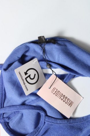 Γυναικείο αμάνικο μπλουζάκι Missguided, Μέγεθος L, Χρώμα Μπλέ, Τιμή 2,27 €