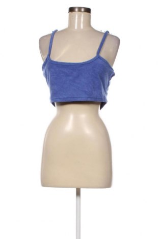 Γυναικείο αμάνικο μπλουζάκι Missguided, Μέγεθος L, Χρώμα Μπλέ, Τιμή 1,95 €