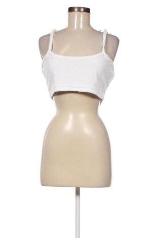 Γυναικείο αμάνικο μπλουζάκι Missguided, Μέγεθος L, Χρώμα Λευκό, Τιμή 2,16 €