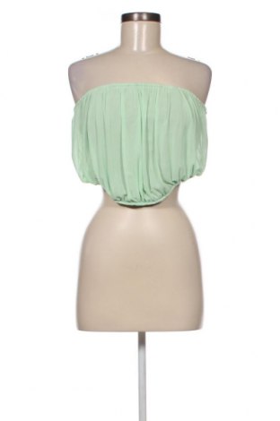 Γυναικείο αμάνικο μπλουζάκι Missguided, Μέγεθος L, Χρώμα Πράσινο, Τιμή 2,27 €