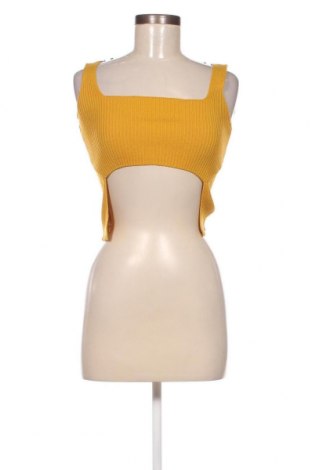 Γυναικείο αμάνικο μπλουζάκι Missguided, Μέγεθος S, Χρώμα Κίτρινο, Τιμή 6,17 €