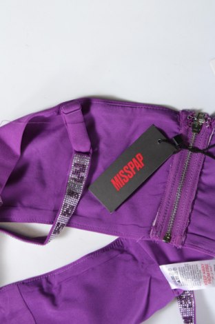 Γυναικείο αμάνικο μπλουζάκι Misspap, Μέγεθος XL, Χρώμα Βιολετί, Τιμή 3,29 €