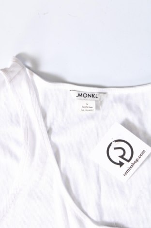 Γυναικείο αμάνικο μπλουζάκι Monki, Μέγεθος L, Χρώμα Λευκό, Τιμή 4,60 €