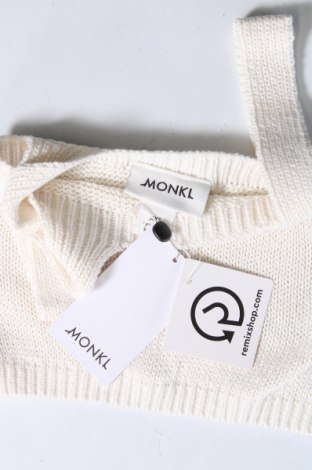 Γυναικείο αμάνικο μπλουζάκι Monki, Μέγεθος XXS, Χρώμα Εκρού, Τιμή 4,11 €