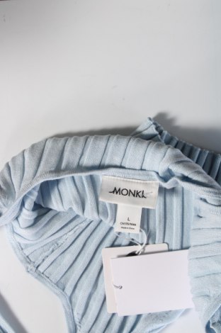 Γυναικείο αμάνικο μπλουζάκι Monki, Μέγεθος L, Χρώμα Μπλέ, Τιμή 4,31 €