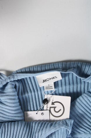 Damska koszulka na ramiączkach Monki, Rozmiar L, Kolor Niebieski, Cena 50,64 zł