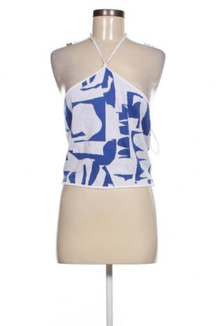 Γυναικείο αμάνικο μπλουζάκι Monki, Μέγεθος L, Χρώμα Μπλέ, Τιμή 4,21 €