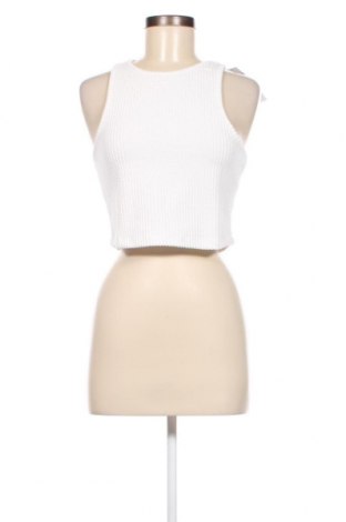 Γυναικείο αμάνικο μπλουζάκι NA-KD, Μέγεθος L, Χρώμα Λευκό, Τιμή 3,29 €