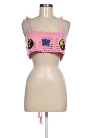 Γυναικείο αμάνικο μπλουζάκι NEW girl ORDER, Μέγεθος M, Χρώμα Ρόζ , Τιμή 6,28 €