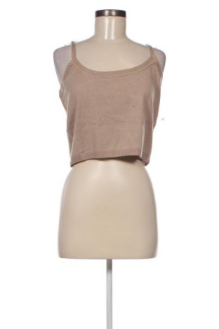 Γυναικείο αμάνικο μπλουζάκι Nly Trend, Μέγεθος XL, Χρώμα  Μπέζ, Τιμή 2,38 €
