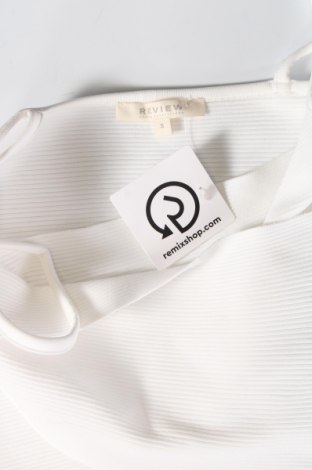 Γυναικείο αμάνικο μπλουζάκι Review, Μέγεθος S, Χρώμα Λευκό, Τιμή 9,12 €