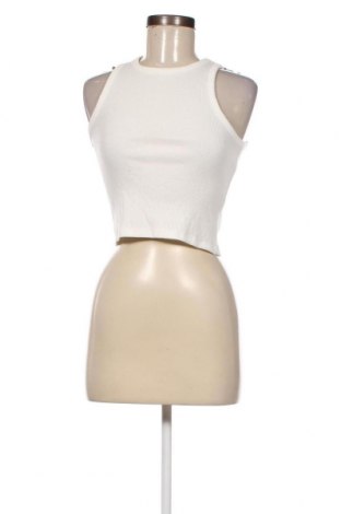 Γυναικείο αμάνικο μπλουζάκι Trendyol, Μέγεθος L, Χρώμα Λευκό, Τιμή 14,95 €