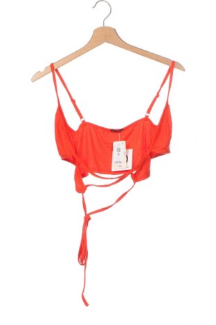 Γυναικείο αμάνικο μπλουζάκι Undiz, Μέγεθος S, Χρώμα Πορτοκαλί, Τιμή 3,29 €