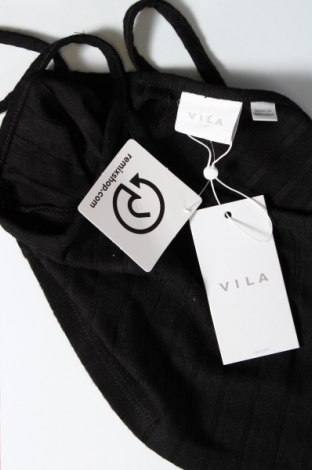 Γυναικείο αμάνικο μπλουζάκι VILA, Μέγεθος L, Χρώμα Μαύρο, Τιμή 3,62 €