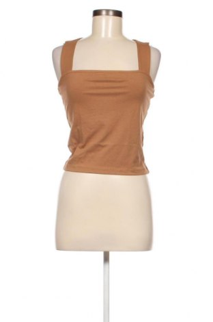 Γυναικείο αμάνικο μπλουζάκι Zign, Μέγεθος M, Χρώμα Καφέ, Τιμή 3,59 €