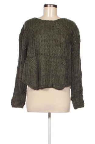 Дамски пуловер, Размер L, Цвят Зелен, Цена 4,06 лв.