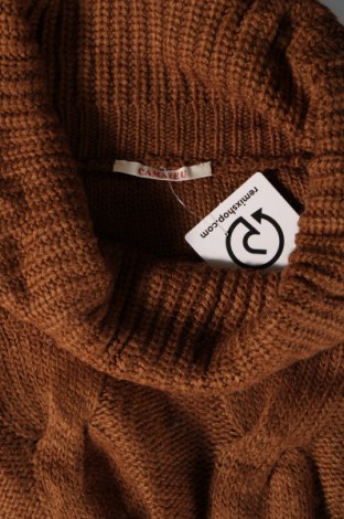 Дамски пуловер Camaieu, Размер M, Цвят Кафяв, Цена 4,06 лв.