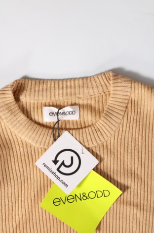 Дамски пуловер Even&Odd, Размер XL, Цвят Бежов, Цена 9,66 лв.