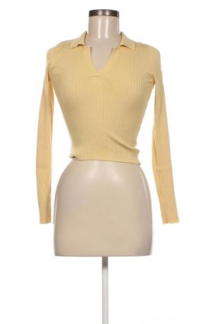 Дамски пуловер Even&Odd, Размер S, Цвят Жълт, Цена 5,22 лв.