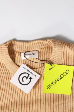 Дамски пуловер Even&Odd, Размер L, Цвят Бежов, Цена 11,04 лв.