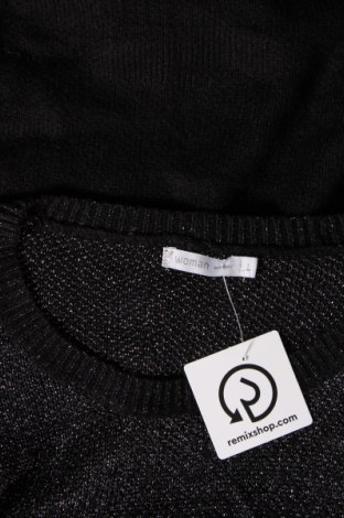 Γυναικείο πουλόβερ Gemo, Μέγεθος L, Χρώμα Μαύρο, Τιμή 5,38 €