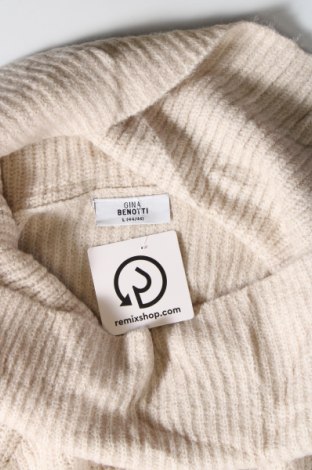 Дамски пуловер Gina Benotti, Размер L, Цвят Бежов, Цена 8,70 лв.