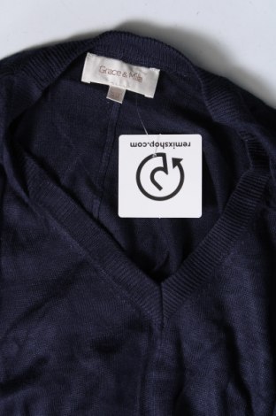 Γυναικείο πουλόβερ Grace & Mila, Μέγεθος S, Χρώμα Μπλέ, Τιμή 2,33 €