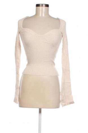 Pulover de femei H&M, Mărime XS, Culoare Bej, Preț 95,39 Lei
