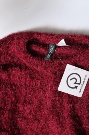 Дамски пуловер H&M Divided, Размер S, Цвят Червен, Цена 4,64 лв.