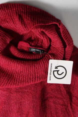 Дамски пуловер Laura Torelli, Размер S, Цвят Червен, Цена 5,51 лв.