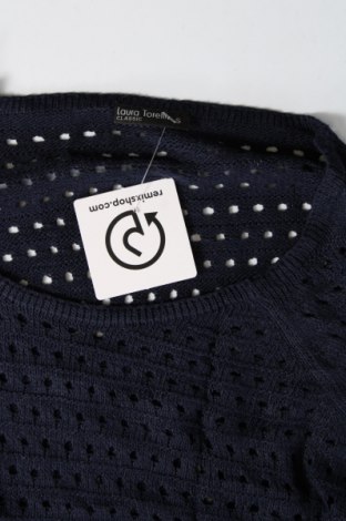 Дамски пуловер Laura Torelli, Размер S, Цвят Син, Цена 3,77 лв.