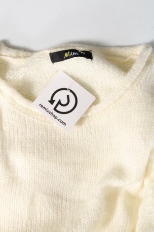 Γυναικείο πουλόβερ Mim, Μέγεθος M, Χρώμα Εκρού, Τιμή 2,33 €