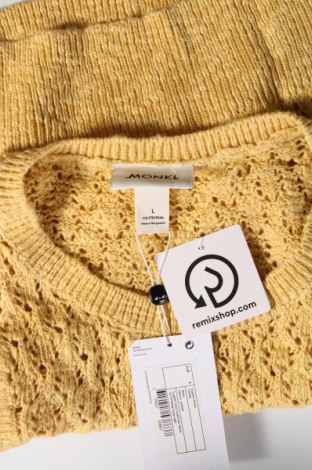 Дамски пуловер Monki, Размер L, Цвят Жълт, Цена 8,82 лв.