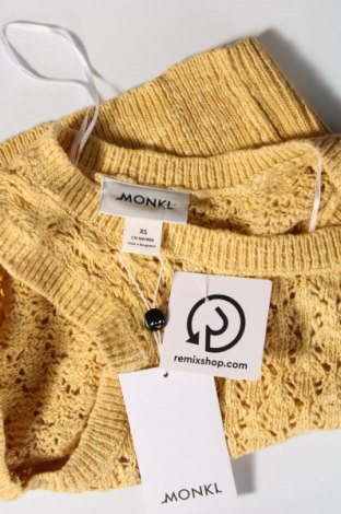 Γυναικείο πουλόβερ Monki, Μέγεθος XS, Χρώμα Κίτρινο, Τιμή 6,82 €