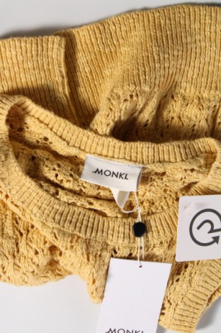 Дамски пуловер Monki, Размер XL, Цвят Жълт, Цена 8,33 лв.